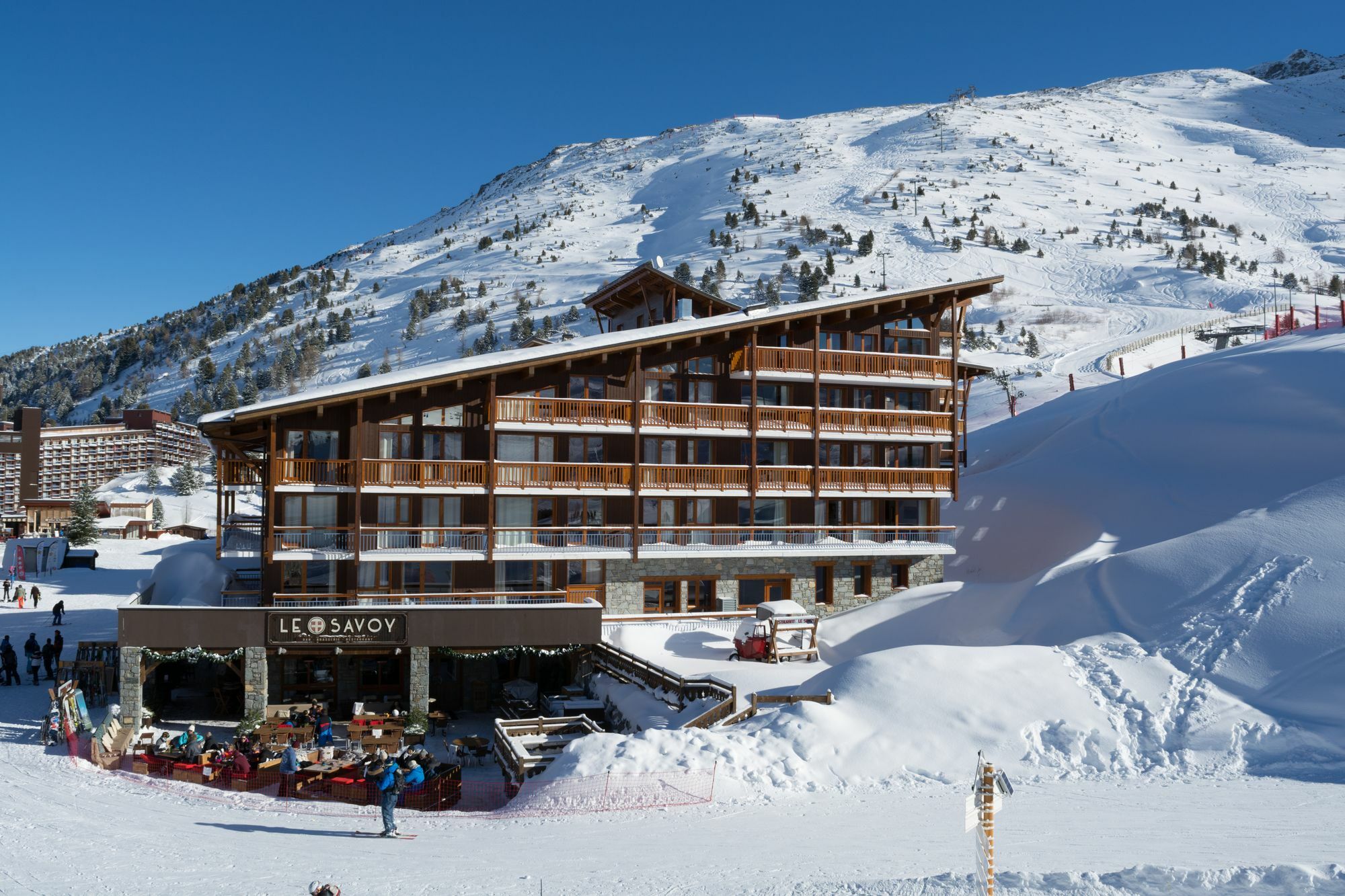 Chalet Des Neiges : La Cime Des Arcs Les Arcs  Экстерьер фото