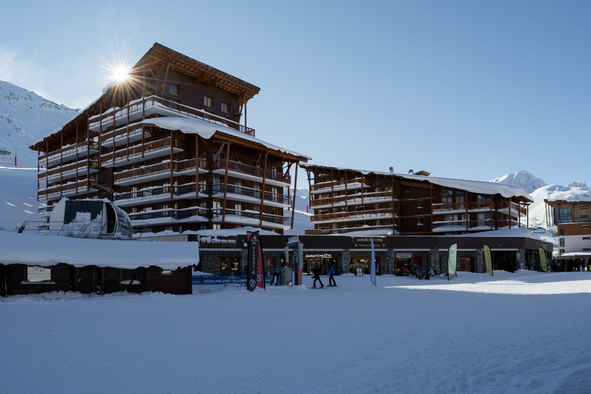 Chalet Des Neiges : La Cime Des Arcs Les Arcs  Экстерьер фото
